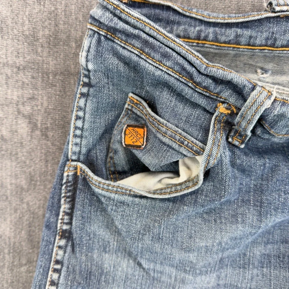Wrangler FR Jeans Mens 42x34 Blue Cotton Blend Regular Flame Resistant Workwear